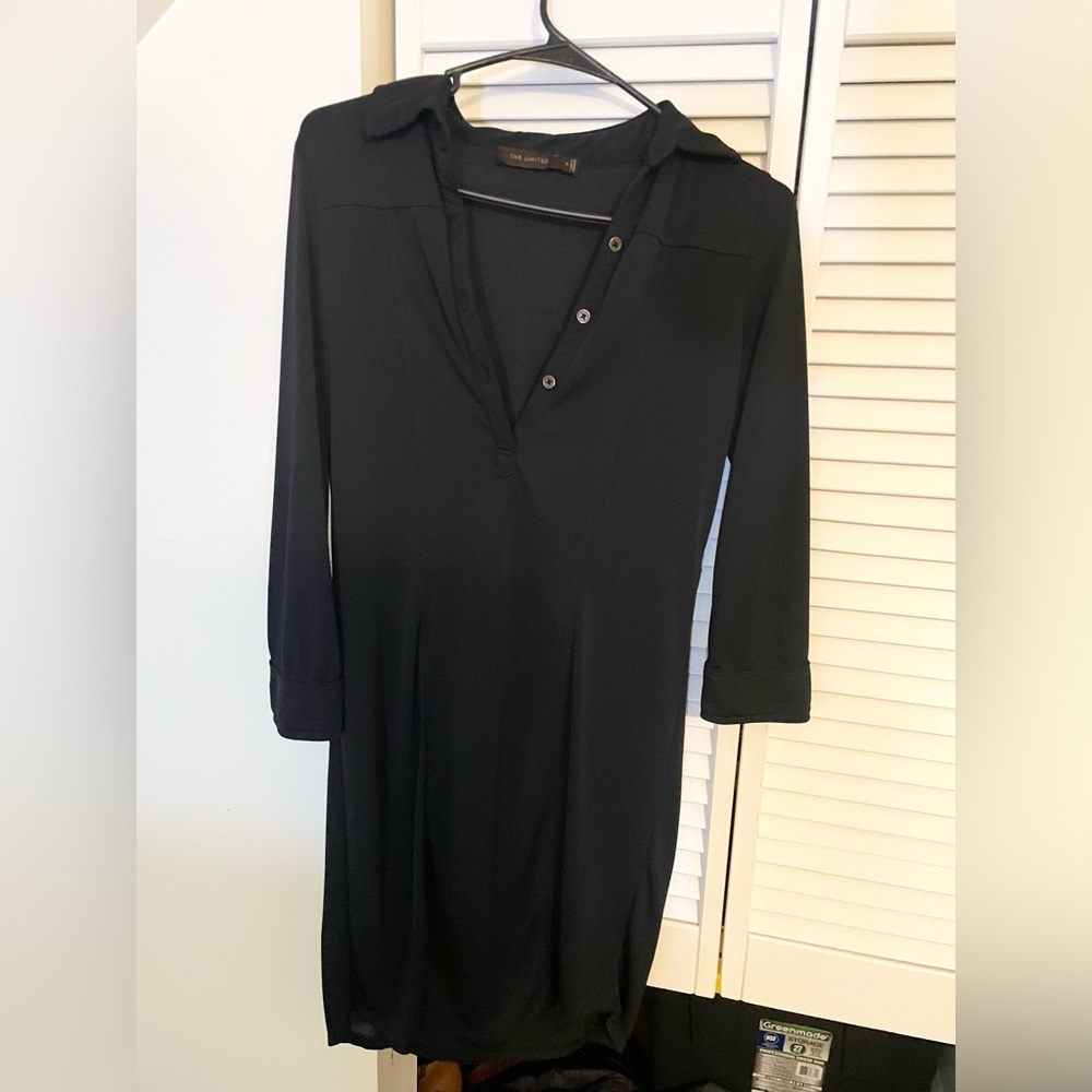 The Limited Black Long Sleeve Dress